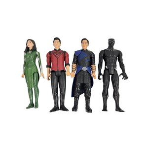 Marvel Action Figures Lot 12 inch Sersi Shang-Chi Wenwu Black Panther Hasbro